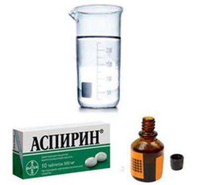 йод с аспирином