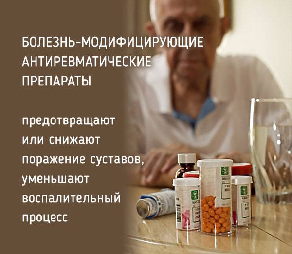 Лечение ревматоидного артрита препаратами